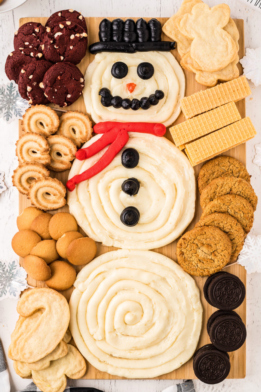 Our Favorite Recipes Snowman Buttercream Board Holley Insurance