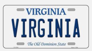 VA License Plate