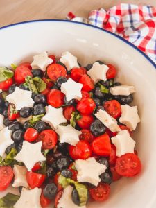 patriotic caprese salad