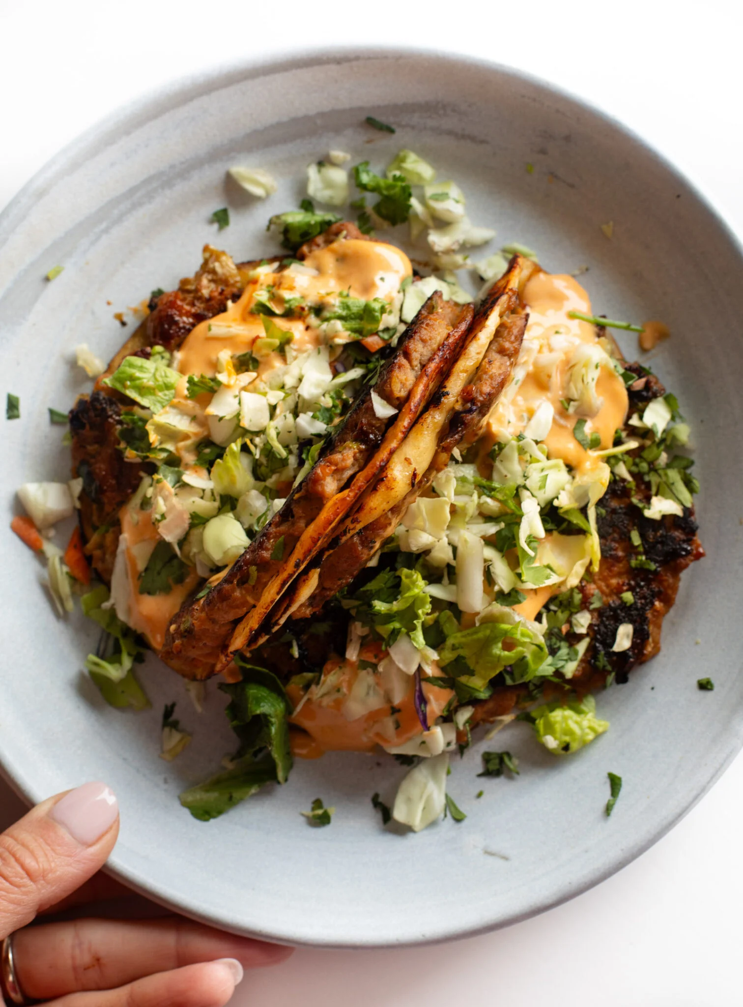 egg roll tacos