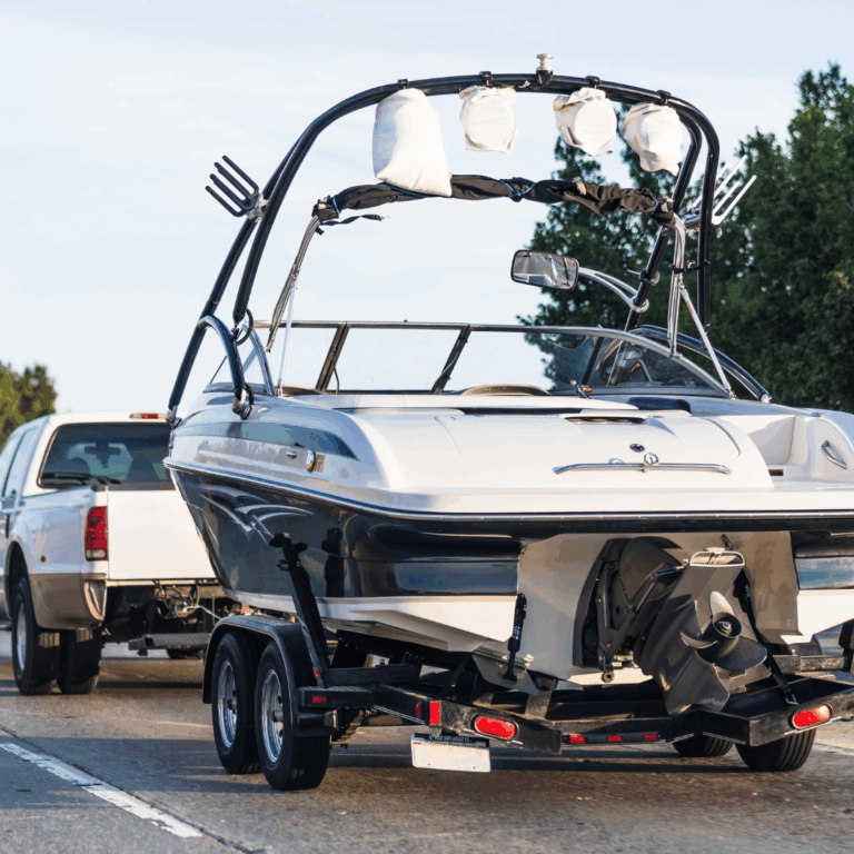 boat and trailer